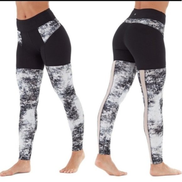 Bally Total Fitness Pants - Bally Total Fitness Black Bit Soft Covert Leggings NEW